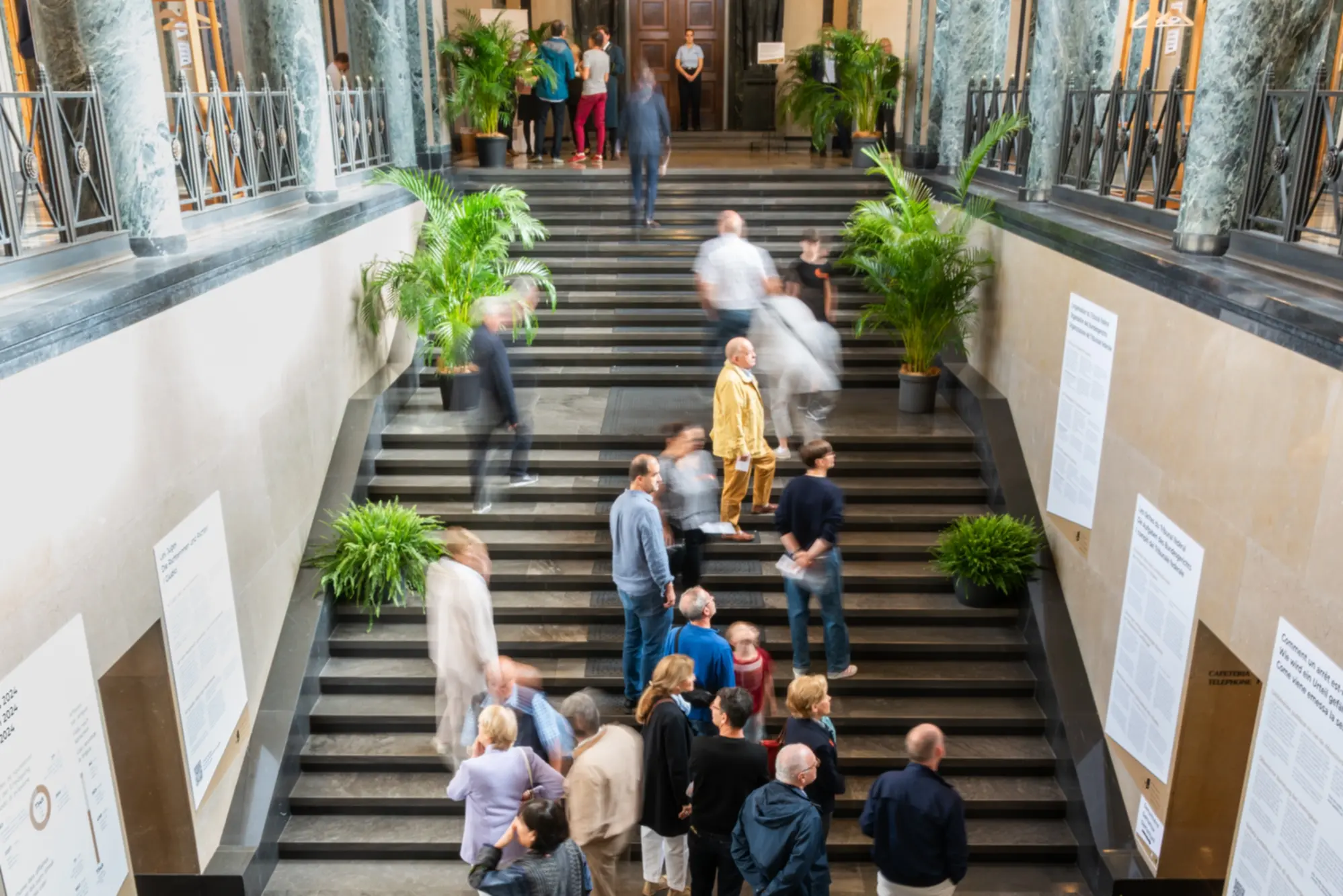 Momente der Tage der offenen Türen am Bundesgericht